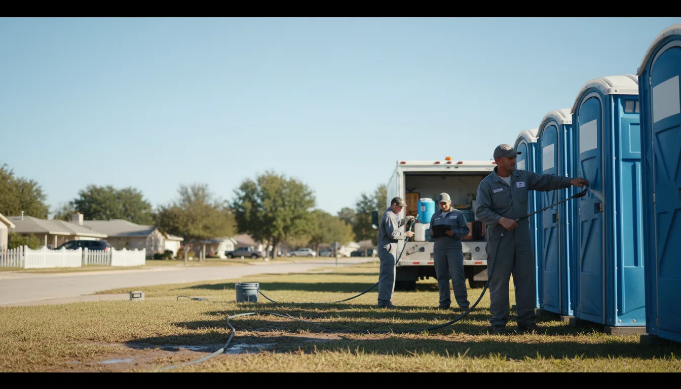 Long-Term Portable Toilet Rental in South English, IA near me